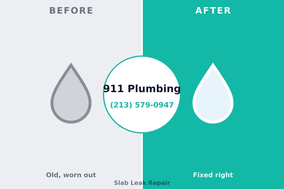 Before and after: plumbing repair Bethel Acres, OK